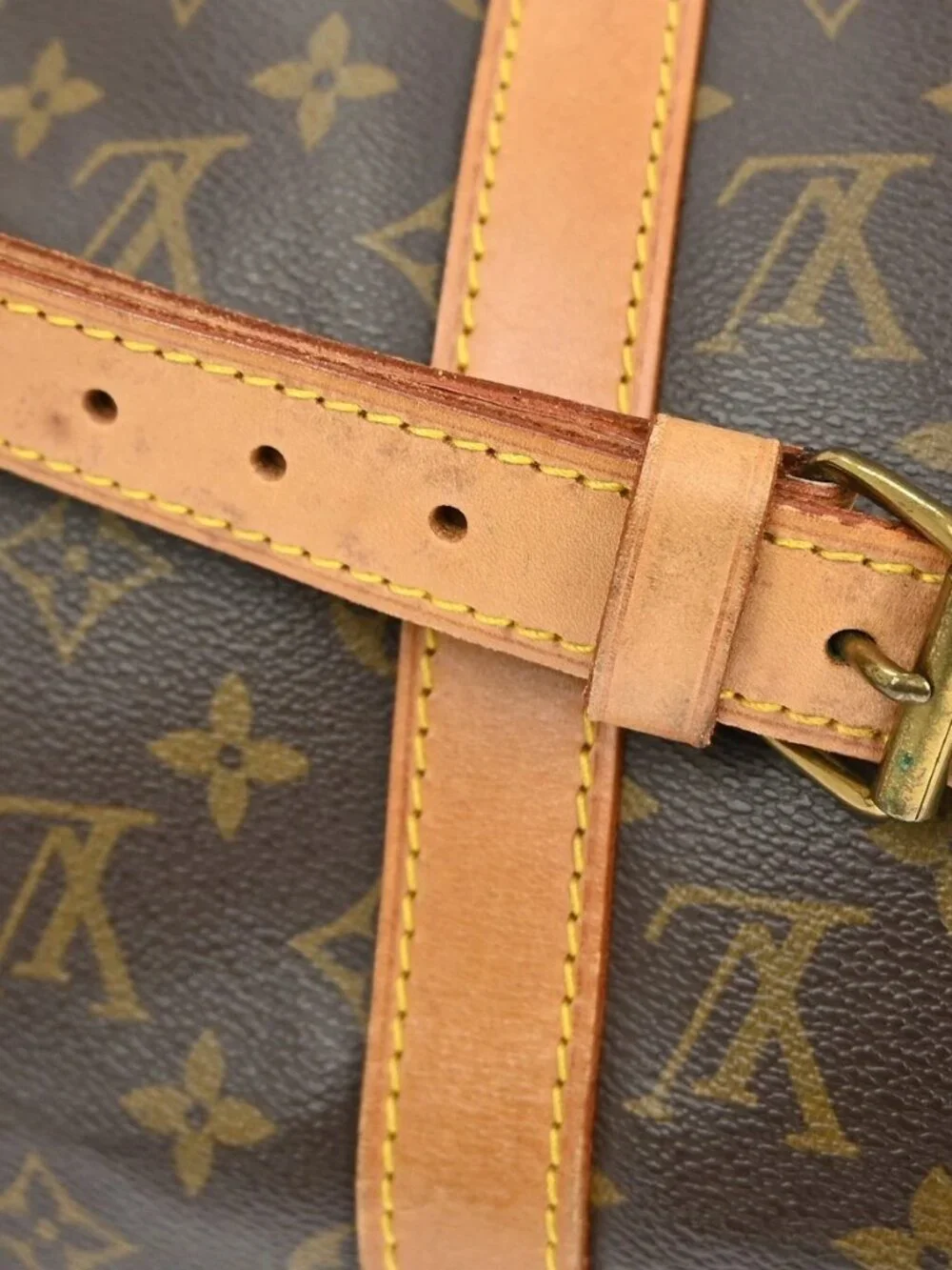 2 LOUIS VUITTON KEEPALL 50 BANDOULIERE HANDBAG - Picture 3 of 16